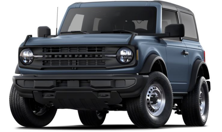 Ford Bronco 2025 Azure Gray Metallic Tri-Coat