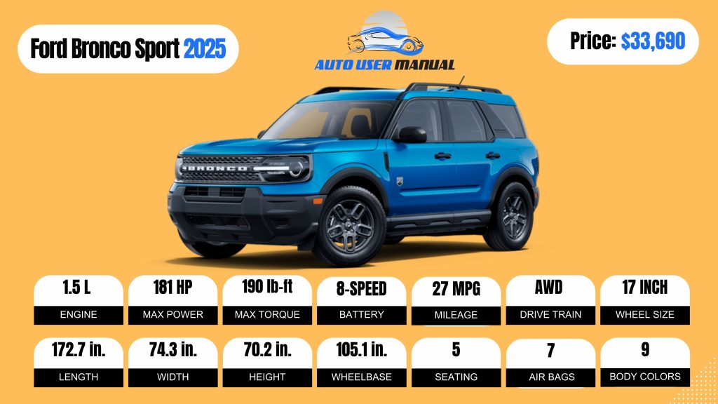 Ford Bronco Sport 2025 (Brochure)