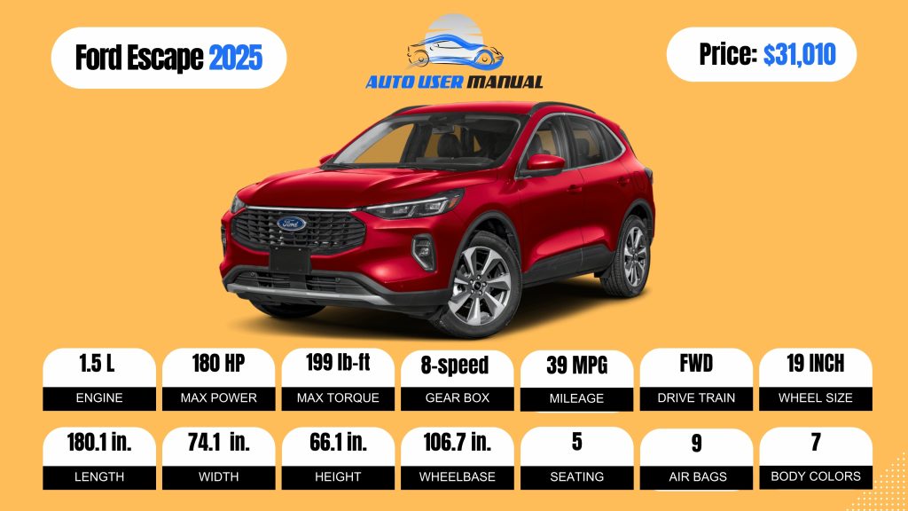 Ford Escape 2025Brochure