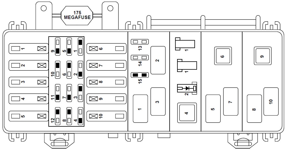 Ford Explorer Fuse Box Location and Diagrams User Guide (1996 - 2001) Fig 11