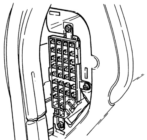 Ford Explorer Fuse Box Location and Diagrams User Guide (1996 - 2001) Fig 4