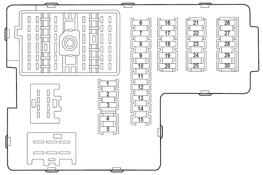 Ford Explorer Fuse Box Location and Diagrams User Guide (2002 - 2005) Fig 4