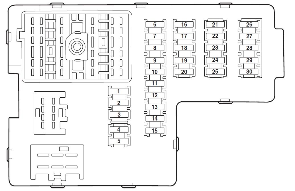 Ford Explorer Fuse Box Location and Diagrams User Guide (2002 - 2005) Fig 5