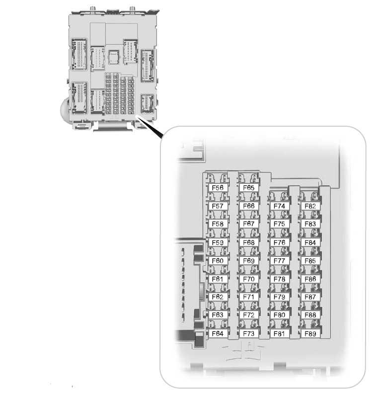 Ford Focus Fuse Box Location and Diagrams User Guide (2008 - 2011) Fig 6