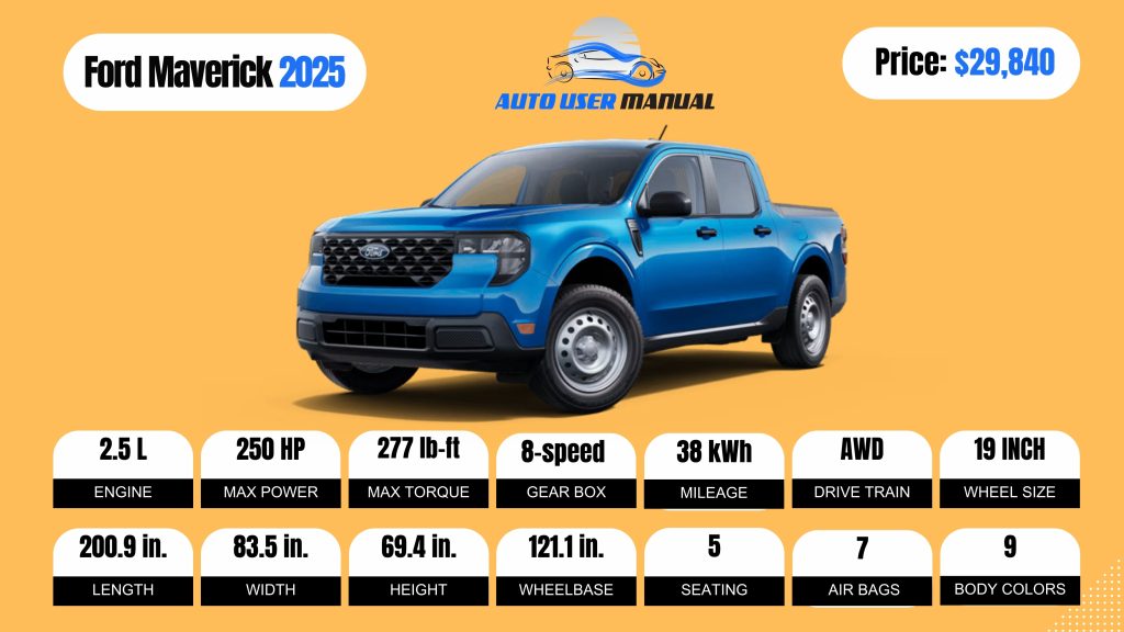 Ford Maverick 2025 Brochure