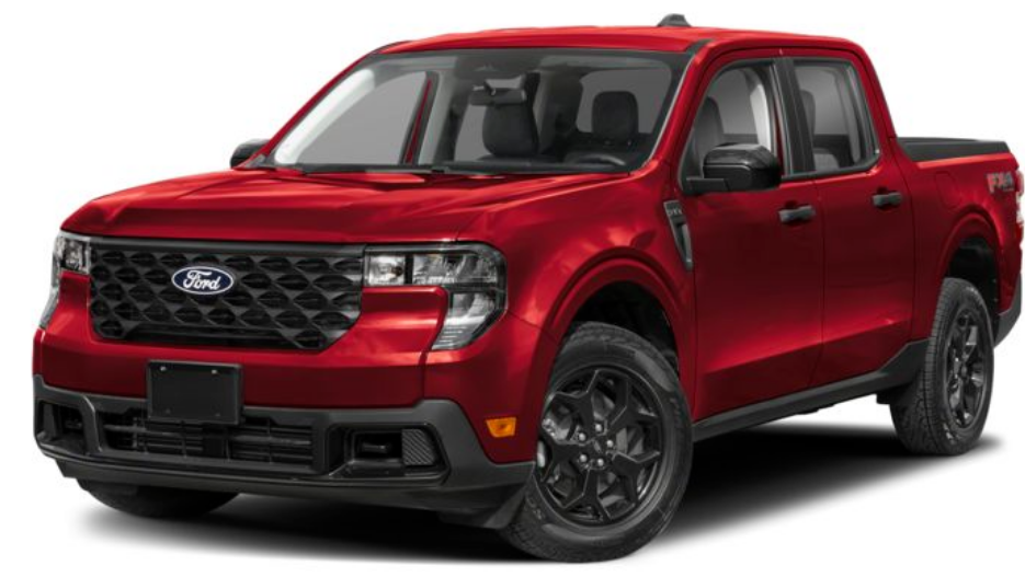 Ford Maverick 2025 Ruby Red Metallic Tinted Clearcoat