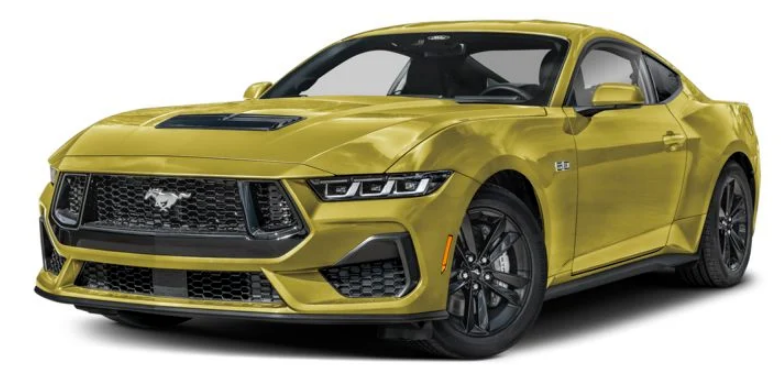 Ford Mustang 2025 Intense Lime Yellow Metallic