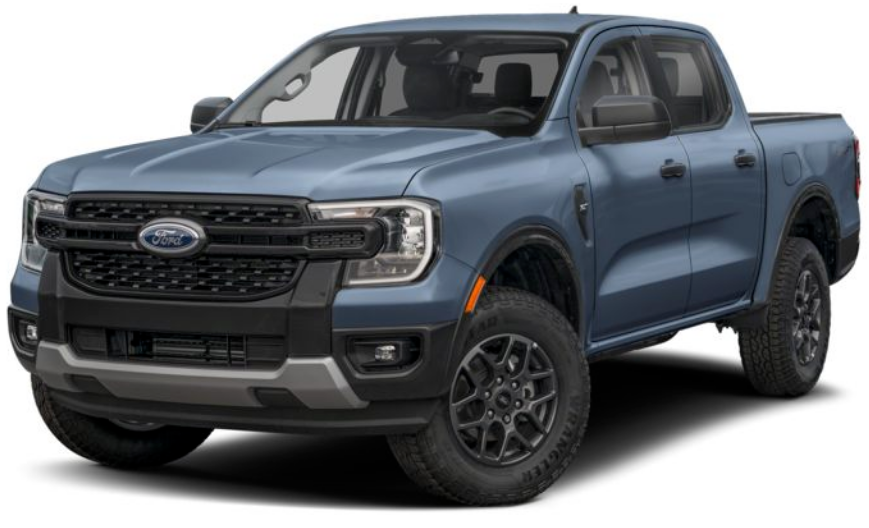 Ford Ranger 2025 Azure Gray Metallic Tri-Coat