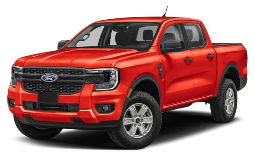 Ford Ranger 2025 Ruby Red Metallic Tinted Clearcoat.