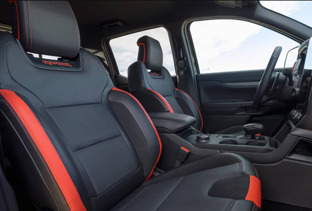 Ford Ranger Raptor 2025 interior