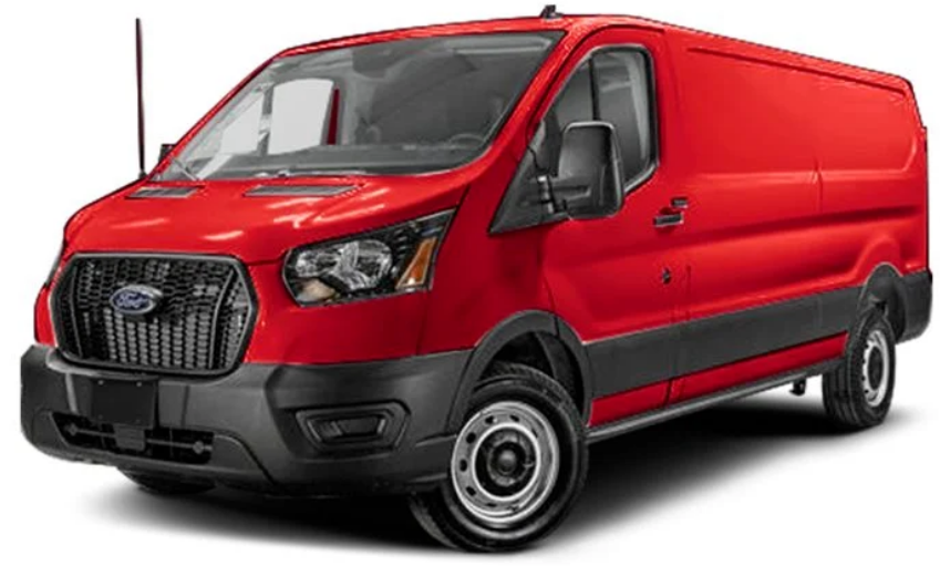 Ford Transit 2025 Race Red