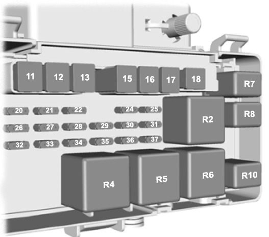 Ford Transit Fuse Box Diagrams and Location User Guide (2006 - 2013) Fig 10