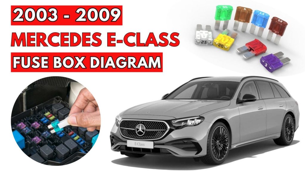 Fuse Box Location and Diagrams Guide Mercedes-Benz E-Class (2003 - 2009) Featured