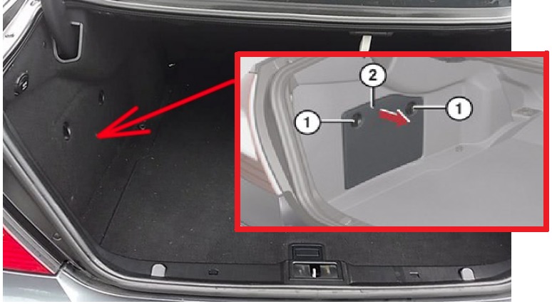 Fuse Box Location and Diagrams Guide Mercedes-Benz E-Class (2003 - 2009) Fig 2