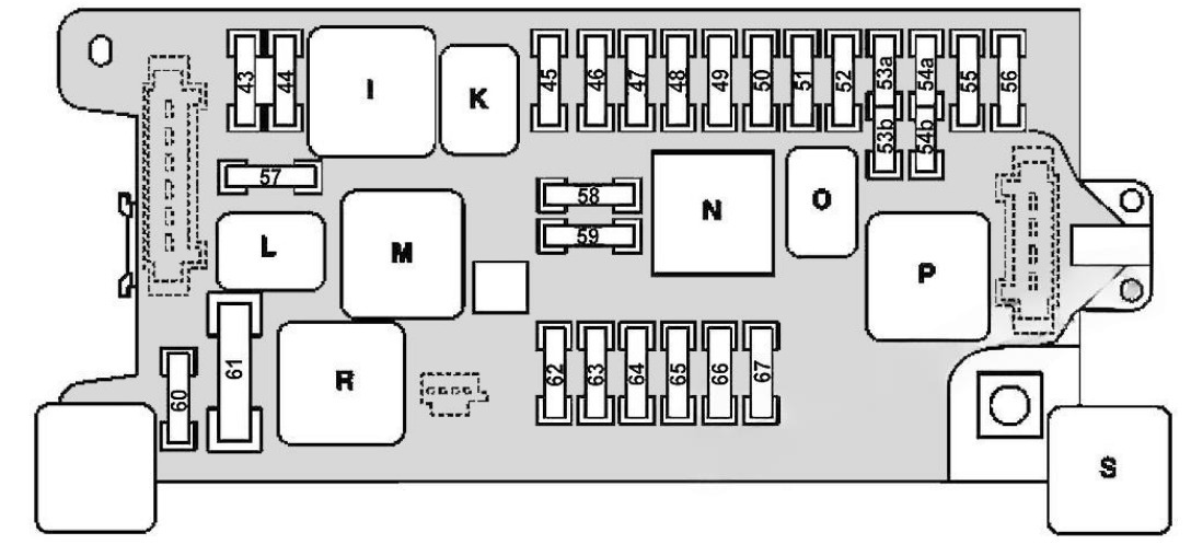 Fuse Box Location and Diagrams Guide Mercedes-Benz E-Class (2003 - 2009) Fig 8