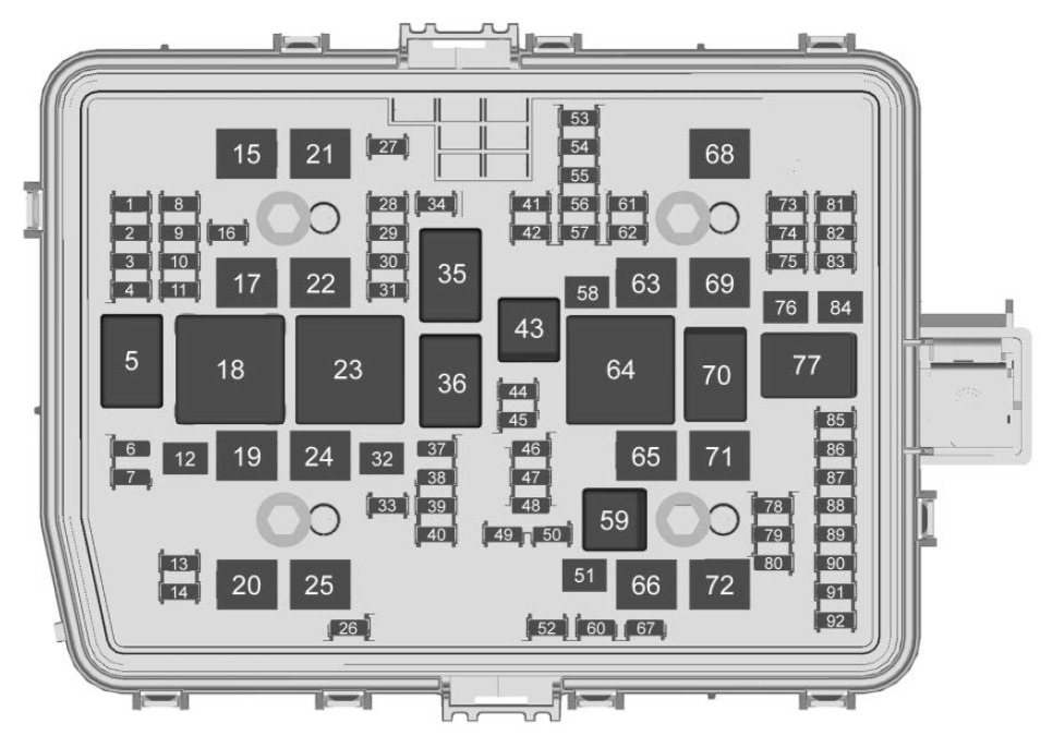 GMC Sierra Fuse Box Location and Diagrams User Guide (2019 - 2022) fig 11
