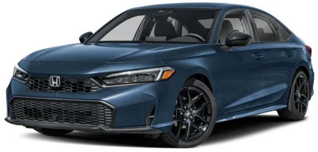 Honda Civic 2025 Blue Lagoon Pearl