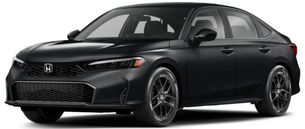 Honda Civic 2025 Crystal Black Pearl