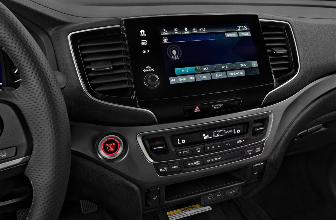 Honda Passport 2025 display