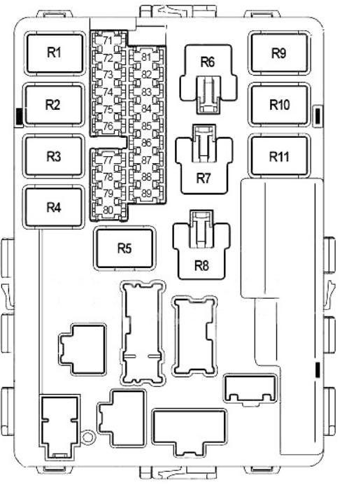 Infiniti (FX35 & FX45) Fuse Box Location and Diagrams User Guide (2003 - 2008) fig 4