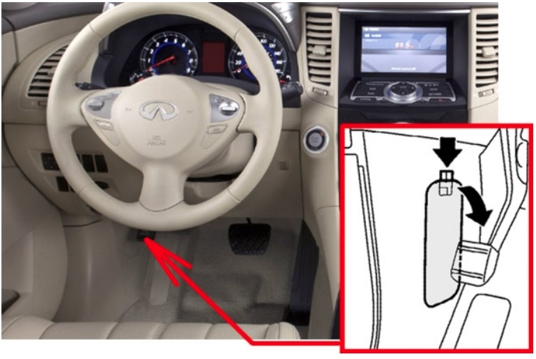 Infiniti (FX35, FX50 & QX70) Fuse Box Location and Diagrams User Guide (2008 - 2017) fig 1