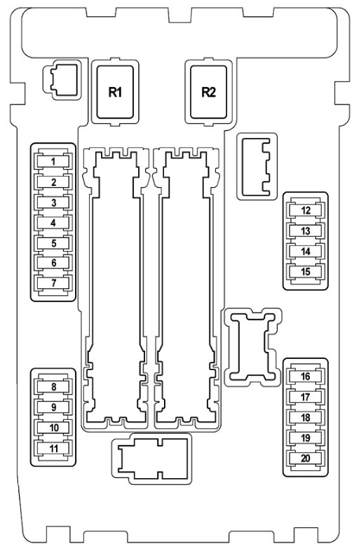 Infiniti (FX35, FX50 & QX70) Fuse Box Location and Diagrams User Guide (2008 - 2017) fig 4
