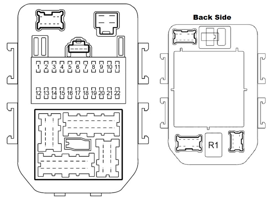 Infiniti Q45 Fuse Box Location and Diagrams User Guide (2001 - 2006) fig 2