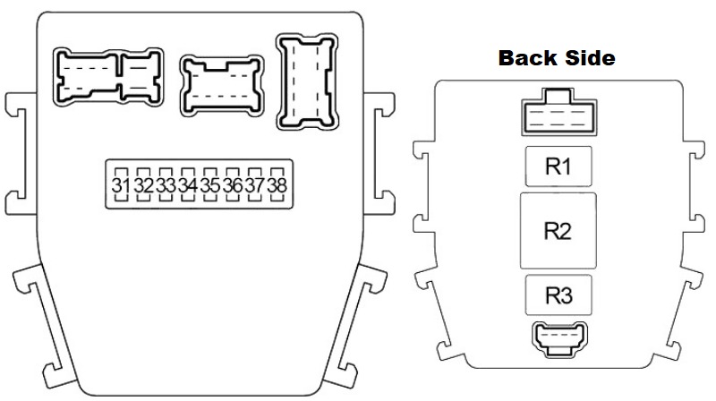 Infiniti Q45 Fuse Box Location and Diagrams User Guide (2001 - 2006) fig 3