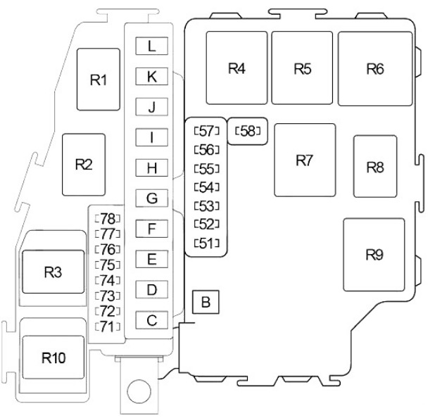 Infiniti Q45 Fuse Box Location and Diagrams User Guide (2001 - 2006) fig 5