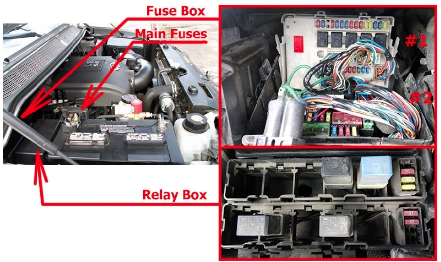Infiniti QX56 Fuse Box Location and Diagrams User Guide (2004 - 2010) fig 5