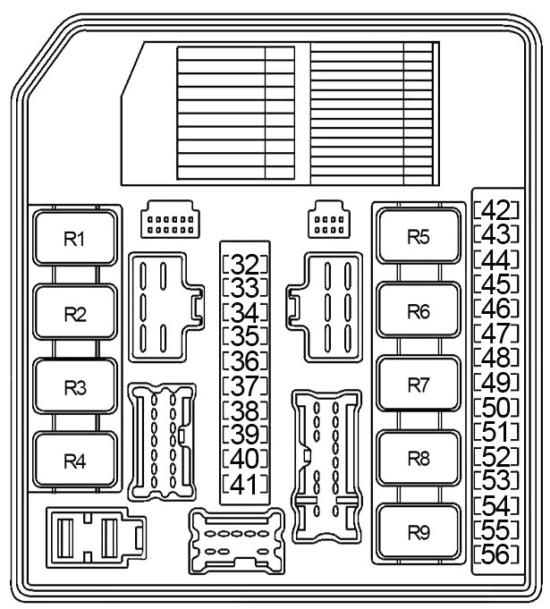 Infiniti QX56 Fuse Box Location and Diagrams User Guide (2004 - 2010) fig 6