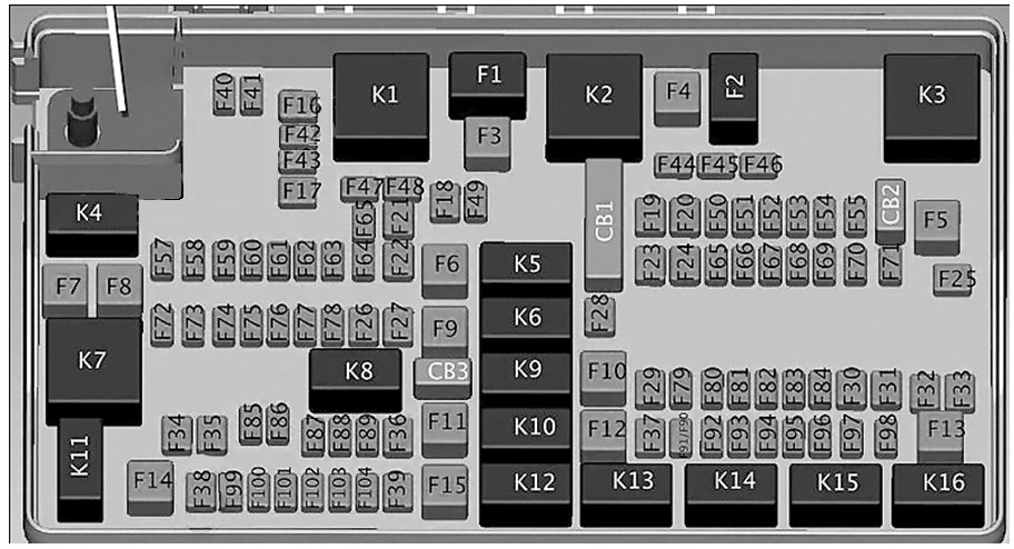 Jeep Grand Cherokee Fuse Box Location and Diagrams User Guide (2011 - 2021) Fig 6