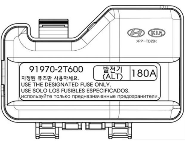 KIA Optima Fuse Box Diagrams & Location User Guide (2011 – 2015) fig 9