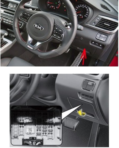KIA Optima Fuse Box Diagrams & Location User Guide (2016 – 2020) fig 2