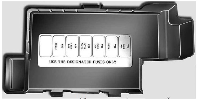 KIA Picanto Fuse Box Diagrams & Location User Guide (2004 – 2007) fig 7