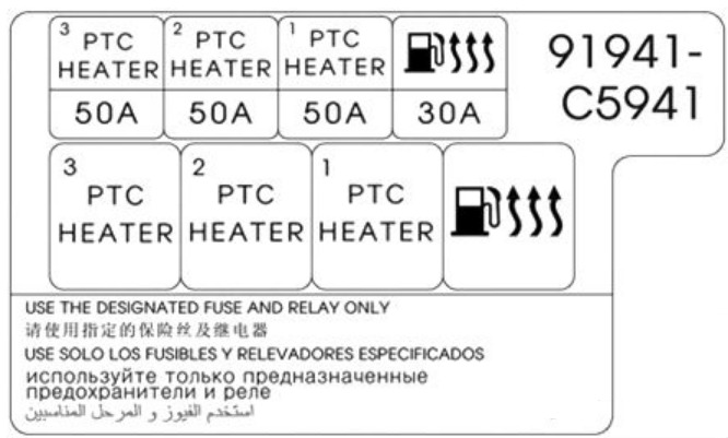 KIA Sorento Fuse Box Location and Diagrams User Guide (2016 – 2020) fig 18
