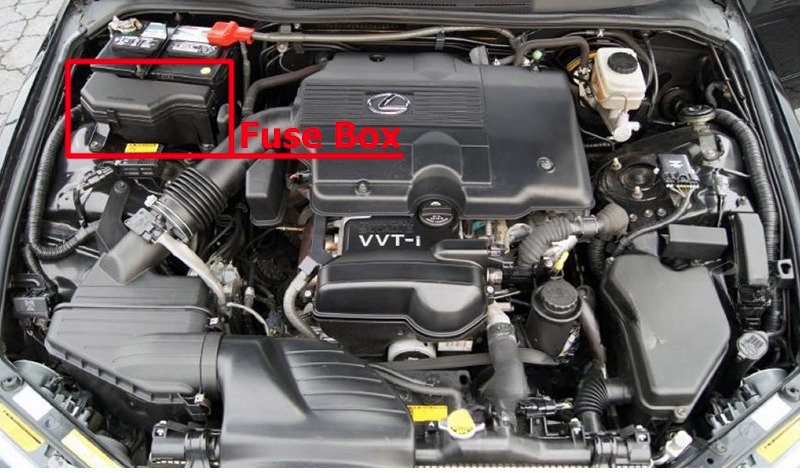 Lexus IS300 Fuse Box Location and Diagrams User Guide (2001 - 2005) fig 2