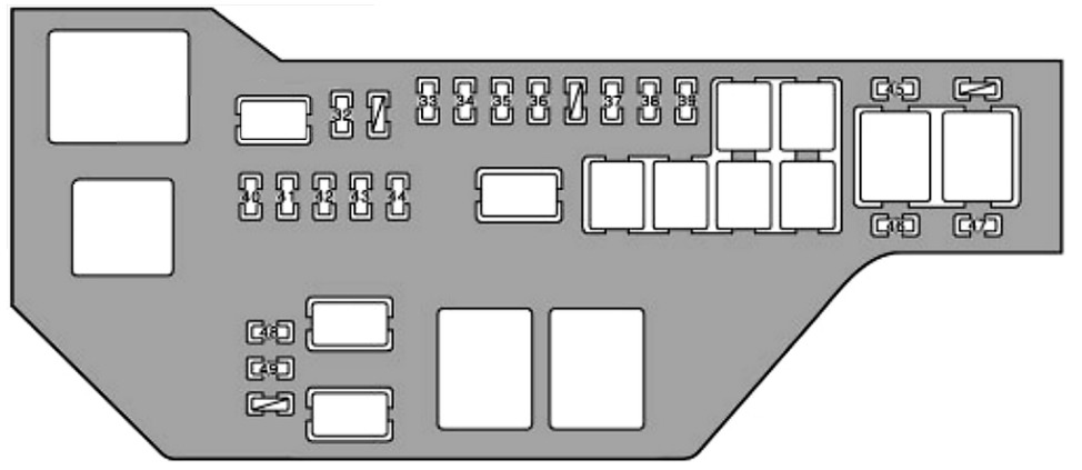 Lexus IS300 Fuse Box Location and Diagrams User Guide (2001 - 2005) fig 5