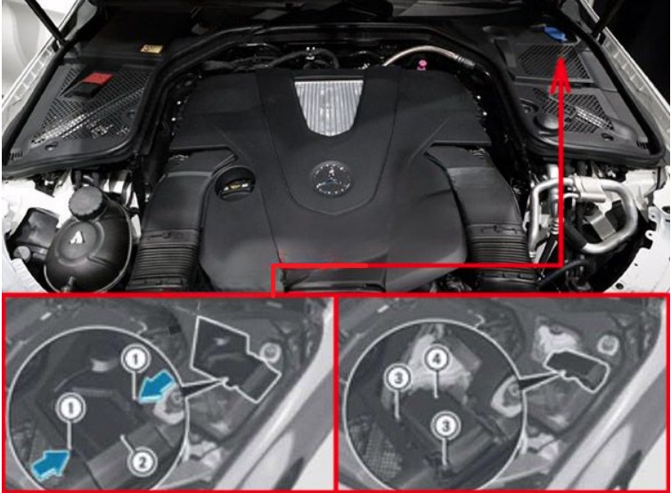 Mercedes-Benz C-Class Fuse Box Diagrams and Location FIG-3