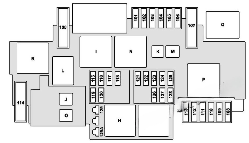 Mercedes-Benz C-Class Fuse Box Diagrams and Location FIG-9