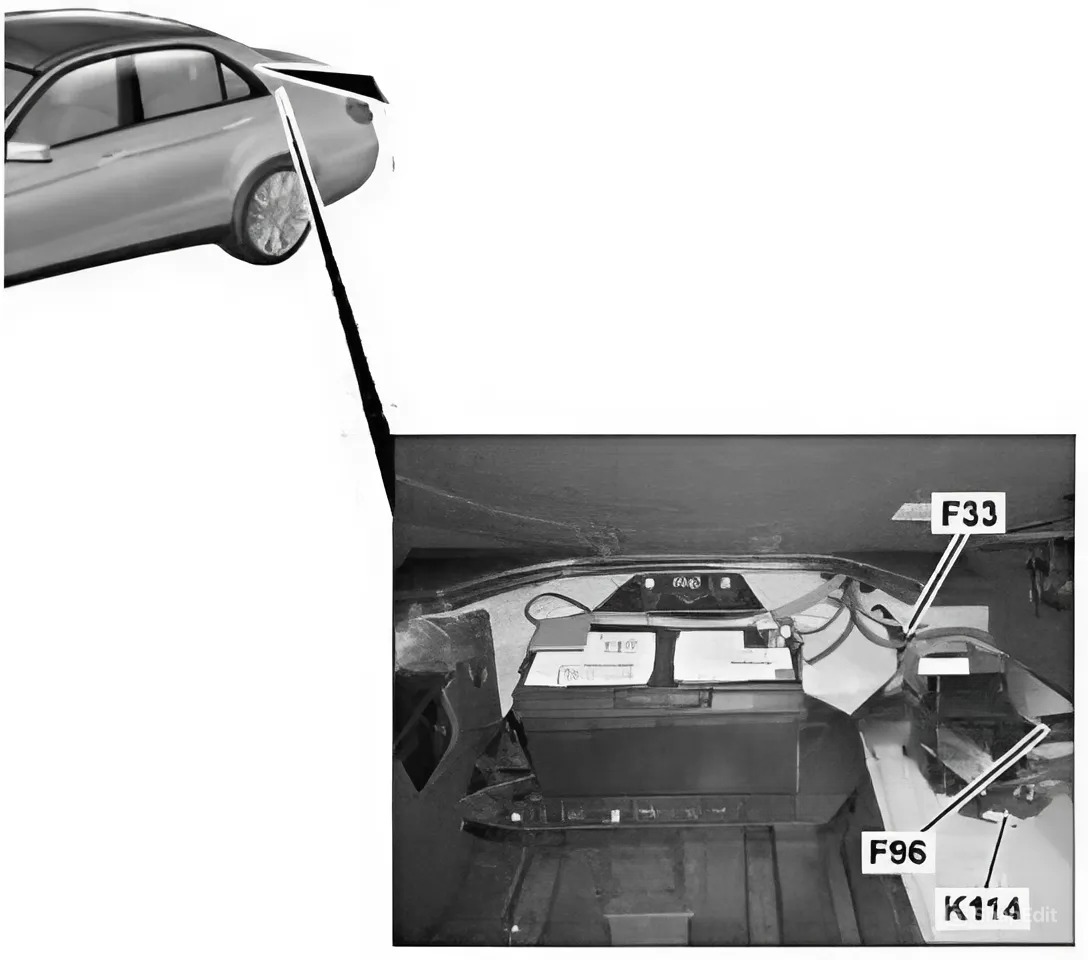 Mercedes-Benz E-Class Fuse Box Diagrams and Location Guide (2010 - 2016) Fig 17