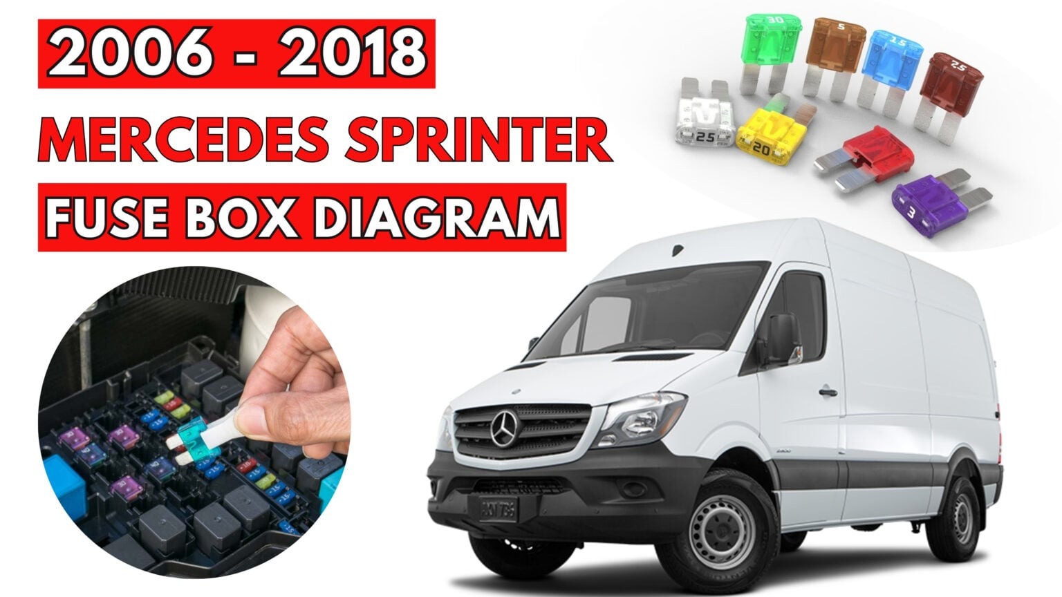 Sprinter Fuse Chart Mercedes-Benz Sprinter (2006 - 2018) Fuse Box Location & Diagrams ...