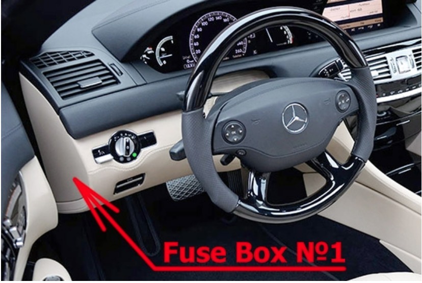 Mercedes (CL & S-Class) Fuse Box Diagrams and Location Guide (2006 - 2014) Fig 1