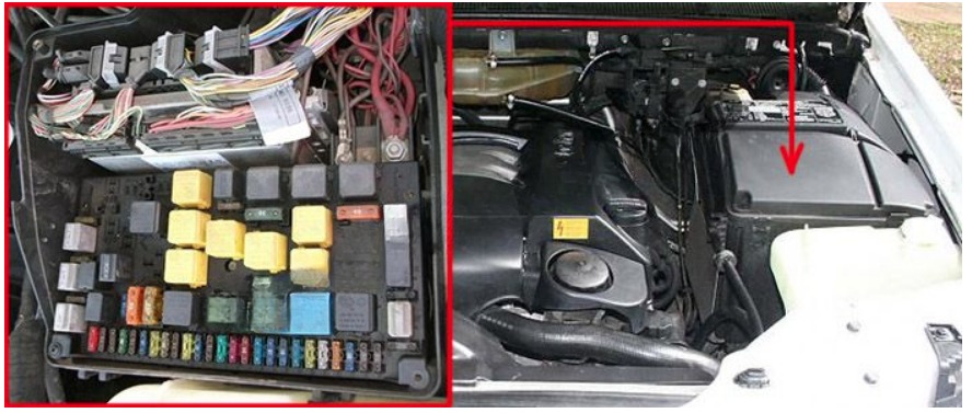 Mercedes (M & ML-Class) Fuse Box Diagrams and Location Guide (1998 – 2005) Fig 3