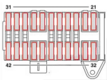 Mercedes (Vito & Viano) Fuse Box Diagrams and Location Guide 2004 - 2010 Fig 5