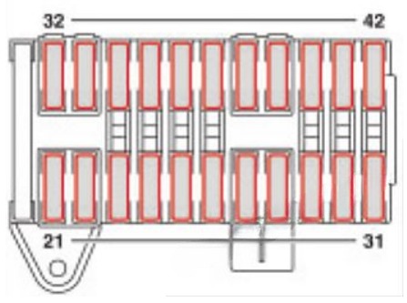 Mercedes (Vito & Viano) Fuse Box Diagrams and Location Guide 2004 - 2010 Fig 6