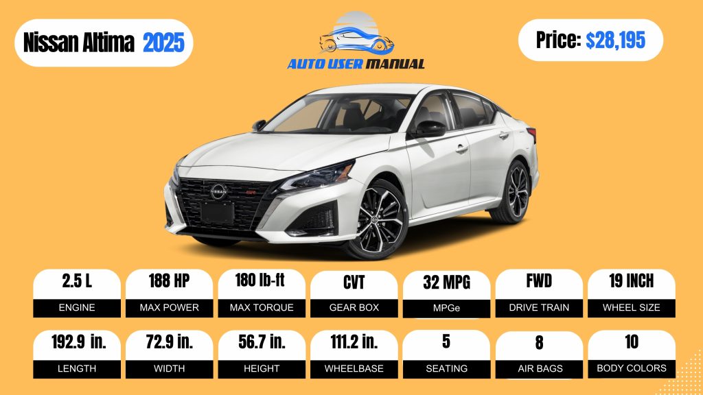 Nissan Altima 2025 Brochure