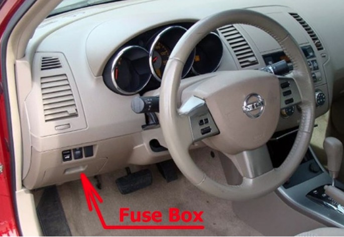 Nissan Altima Fuse Box Location and Diagrams User Guide (2002 - 2006) fig 1