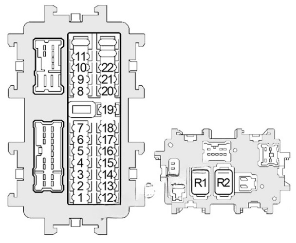 Nissan Altima Fuse Box Location and Diagrams User Guide (2002 - 2006) fig 3