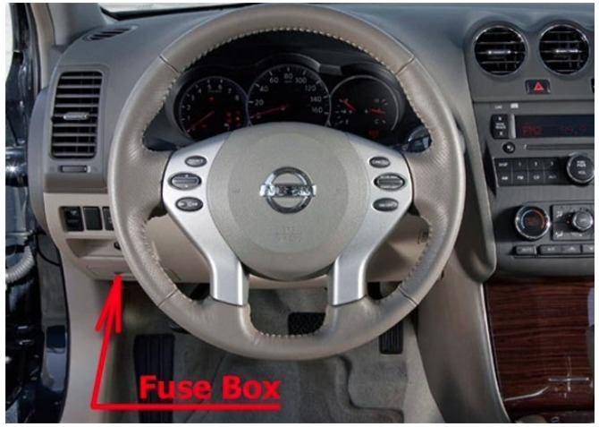 Nissan Altima Fuse Box Location and Diagrams User Guide (2007 - 2012) fig 1